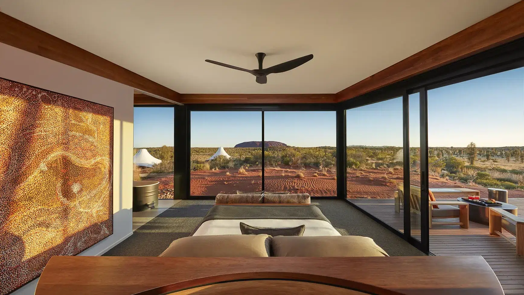 Longitude 131, Ayers Rock Uluru Dune Pavilion Bedroom View