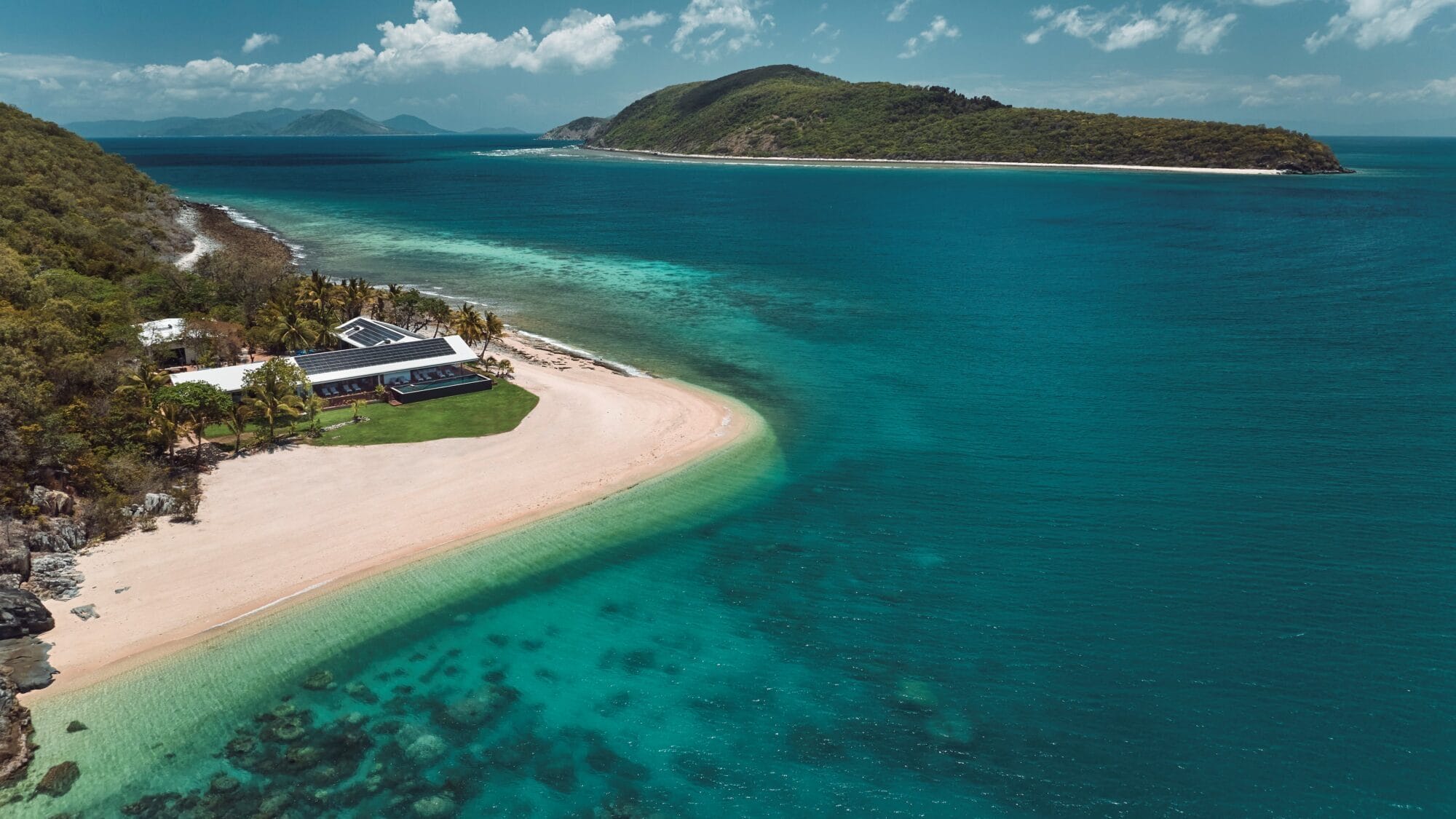 Pelorus Private Island Residence credit Jason Ierace - drone (1)