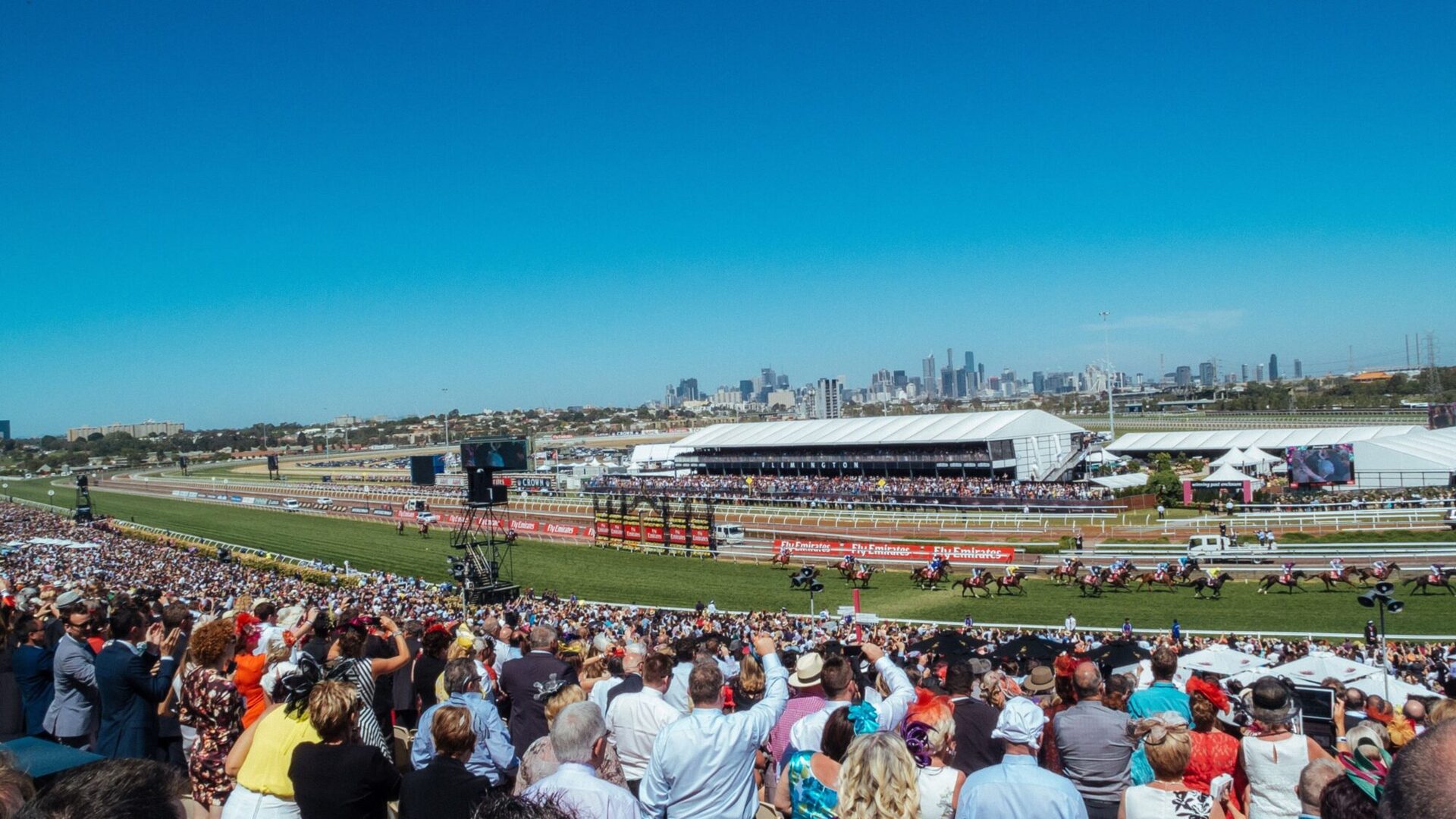 Melbourne Cup Horse Racing Carnival - Flemington Race Course in Melbourne