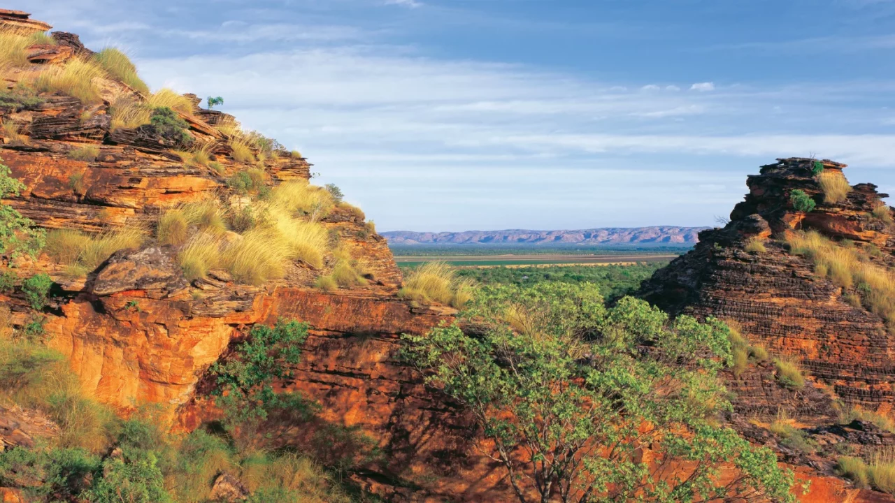 Landscape of Mirima National Park in the East Kimberley.